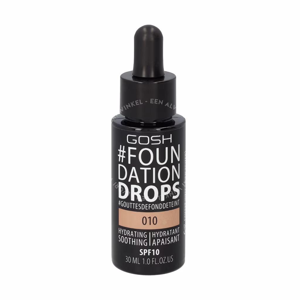 Gosh Gosh Foundation Drops SPF10 — Tan 010