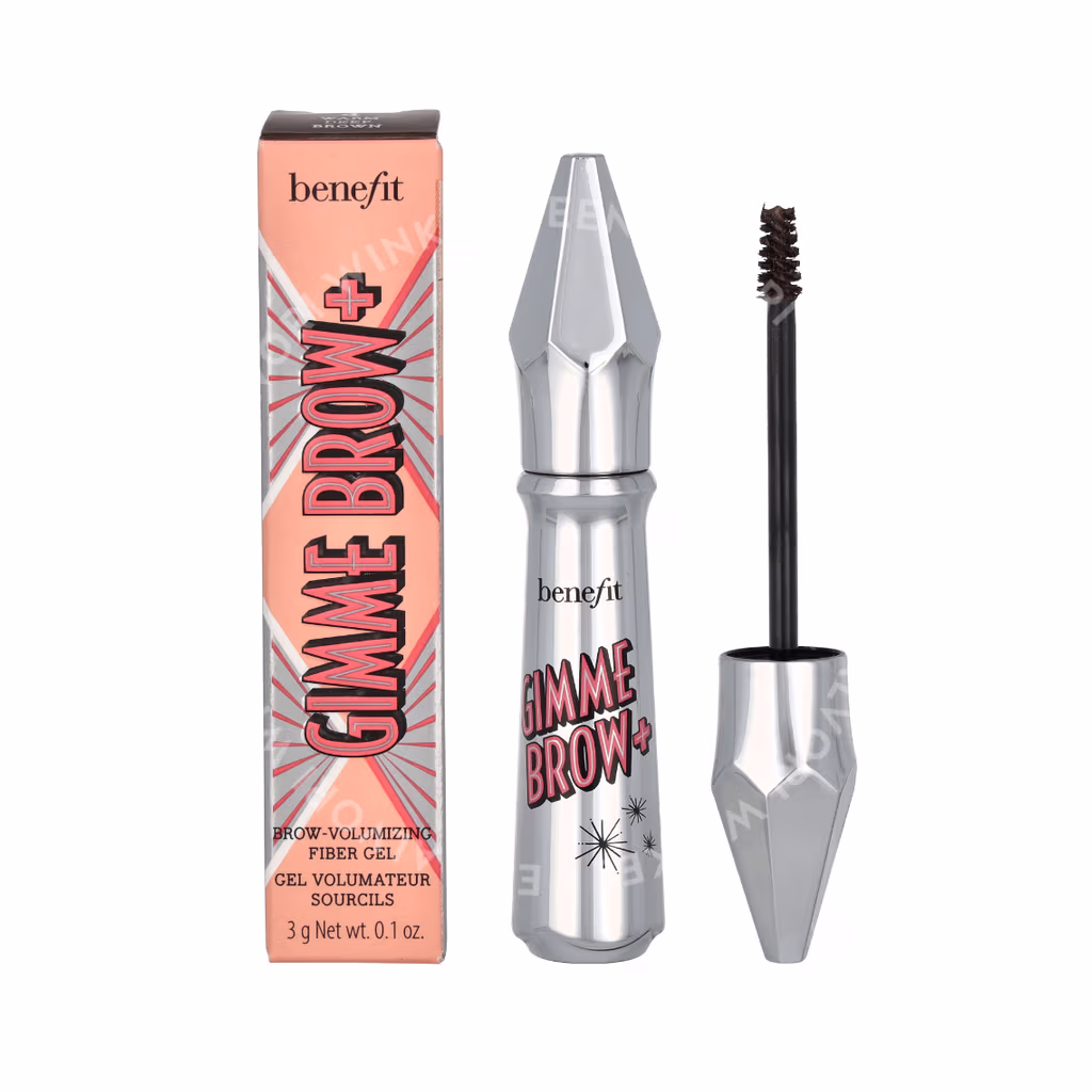Benefit Benefit Gimme Brow+ Brow-Volumizing Fiber Gel — #4 Warm Deep Brown — foto 3