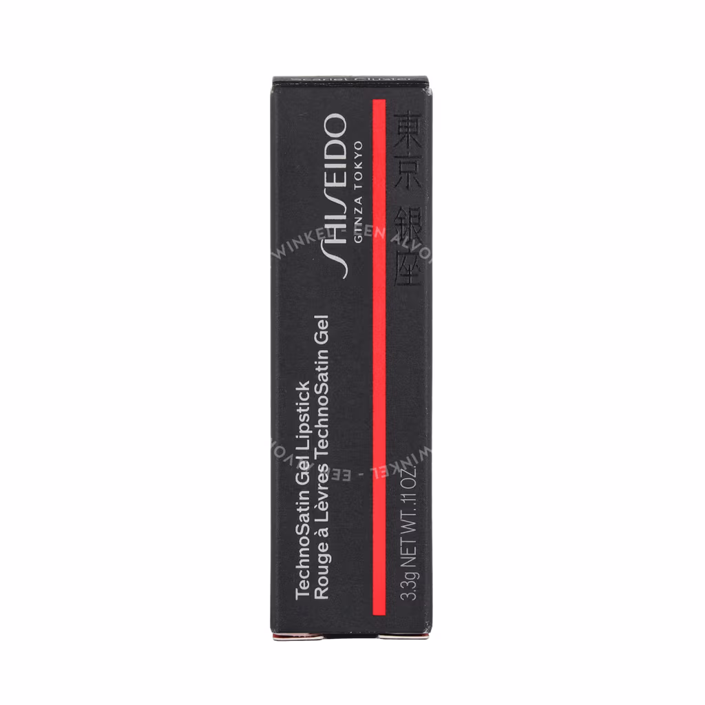 Shiseido Shiseido Technosatin Gel Lipstick — #411 Scarlet Cluster — foto 2