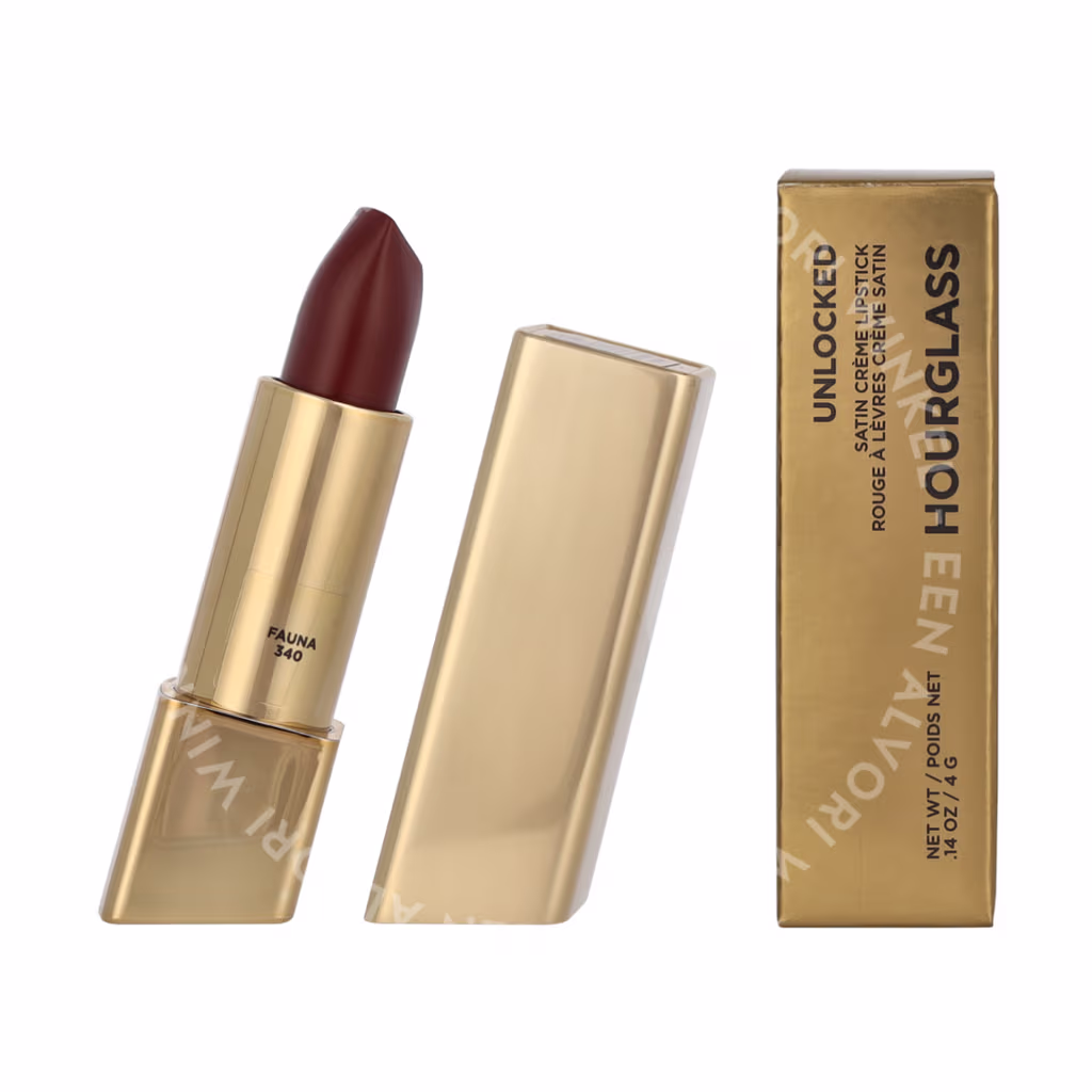 Hourglass Hourglass Unlocked Satin Creme Lipstick — Fauna 340 Rose — foto 3