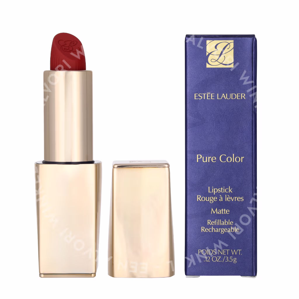 Estee Lauder E.Lauder Pure Color Matte Refillable Lipstick — #569 Fearless — foto 3