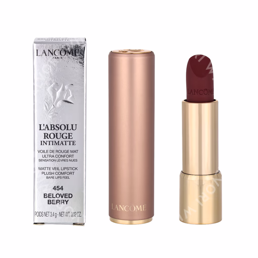 Lancome Lancome L'Absolu Rouge Intimatte Matte Veil Lipstick — #454 Beloved Berry — foto 3