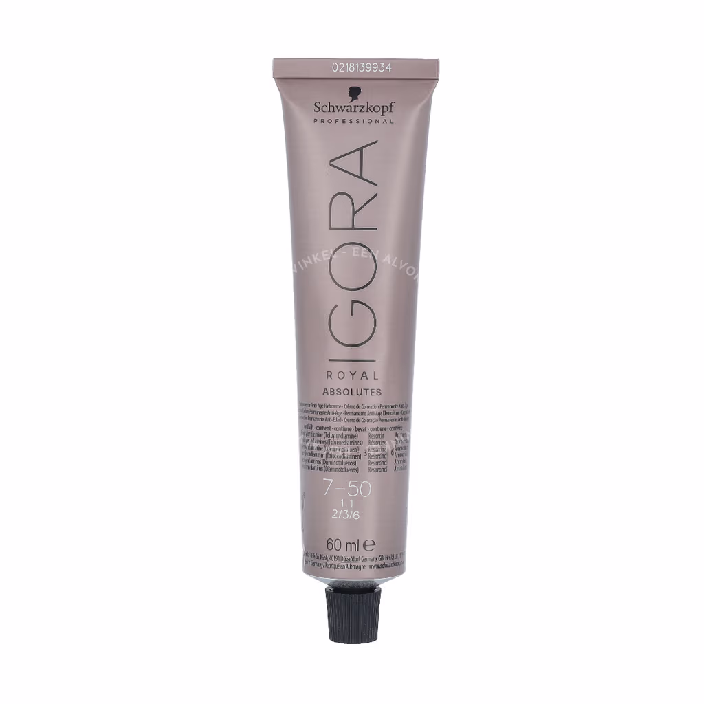 Schwarzkopf Schwarzkopf Igora Royal Absolutes Permanent Color Creme — 7-50