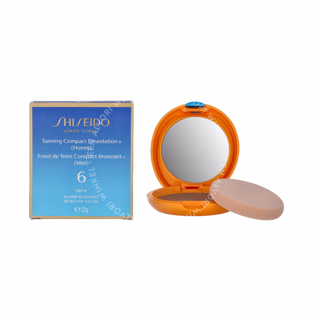Shiseido Shiseido Tanning Compact Foundation SPF6 — Honey — foto 3