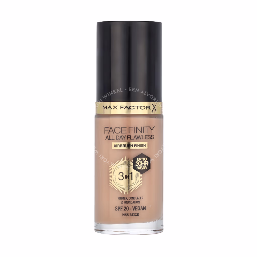 Max Factor Max Factor Facefinity All Day Flawless 3 In 1 Foundation — N55 Beige