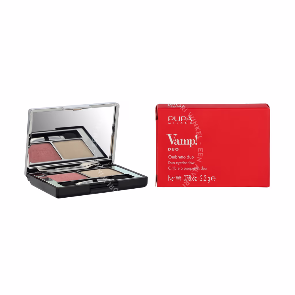 Pupa Milano Pupa Vamp! Compact Duo Eyeshadow — #001 Rose Perlage — foto 3