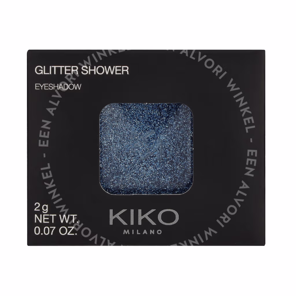 Kiko Milano Kiko Milano Glitter Shower Eyeshadow — #12 Blue Sea — foto 2