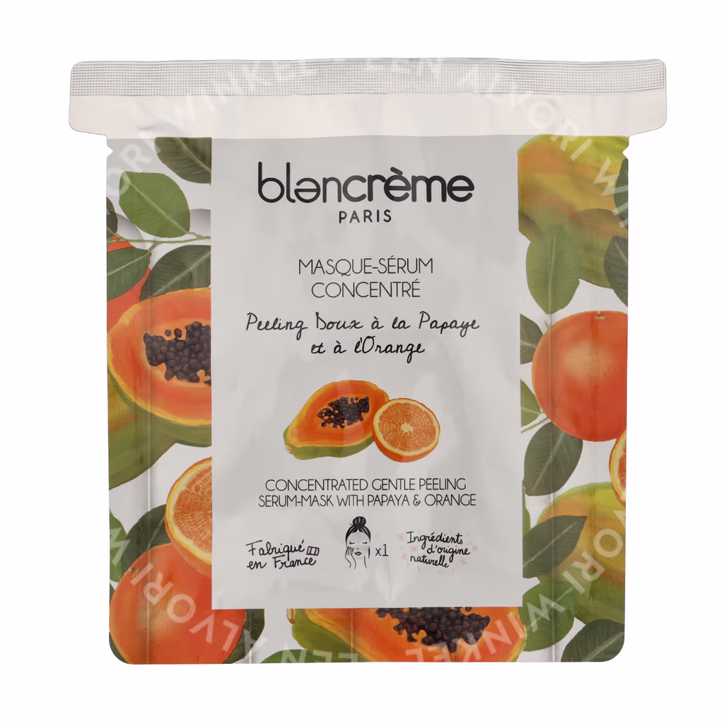Blancreme Blancreme Concentrated Serum-Mask — With Peeling Papaya & Orange