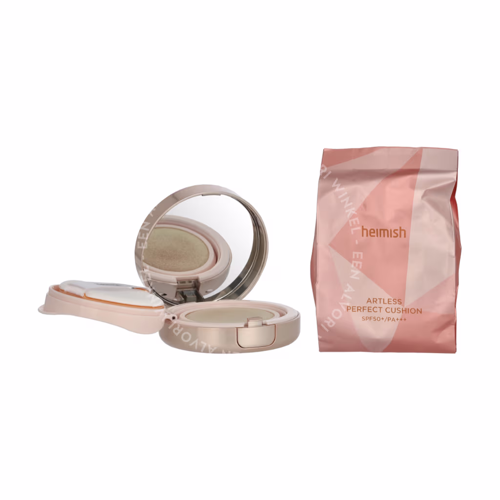 Heimish Heimish Artless Perfect Cushion SPF50+ PA+++ — No.21 Light Beige - 2 x 13 gr