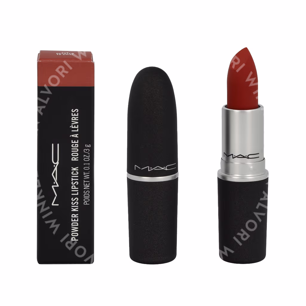 Mac MAC Powder Kiss Lipstick — #316 Devoted To Chili — foto 3