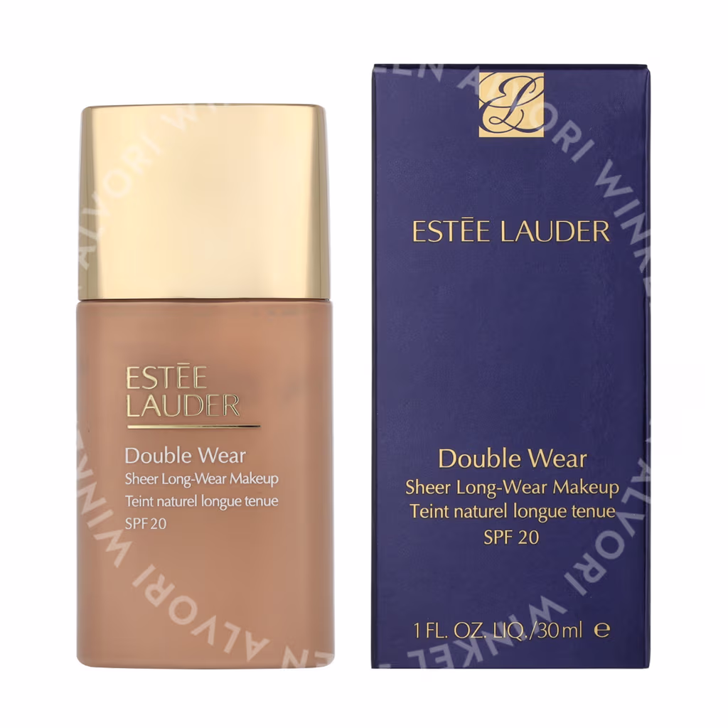 Estee Lauder E.Lauder Double Wear Sheer Long-Wear Makeup SPF20 — 3C2 Pebble — foto 3