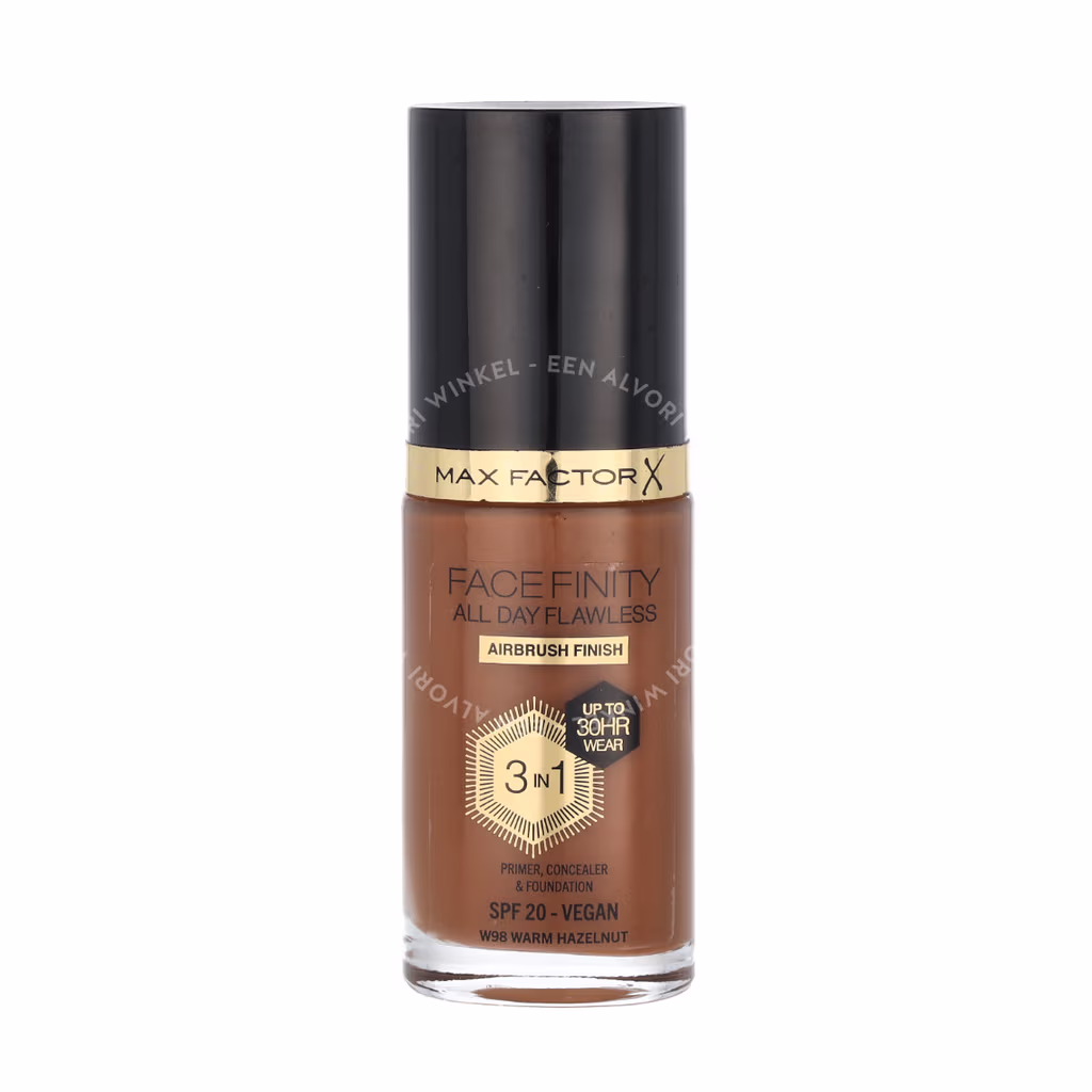 Max Factor Max Factor Facefinity All Day Flawless 3 In 1 Foundation — W98 Warm Hazelnut