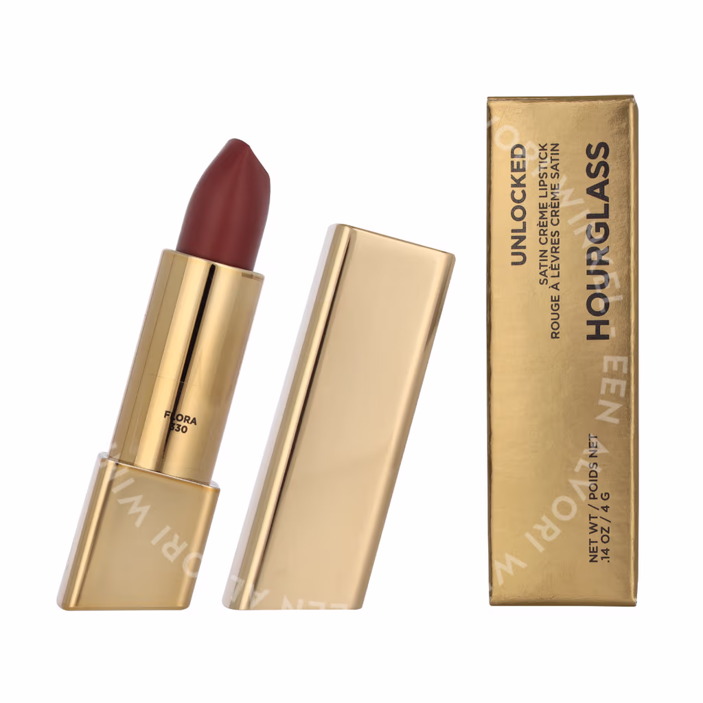 Hourglass Hourglass Unlocked Satin Creme Lipstick — Flora 330 Rose — foto 3