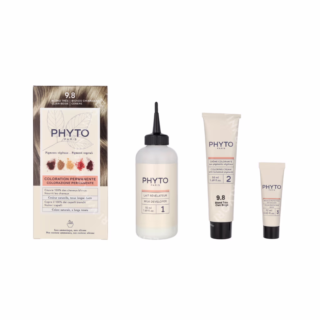 Phyto Phyto Phytocolor Permanent Color — #9.8 Very Fair Beige Blond — foto 3
