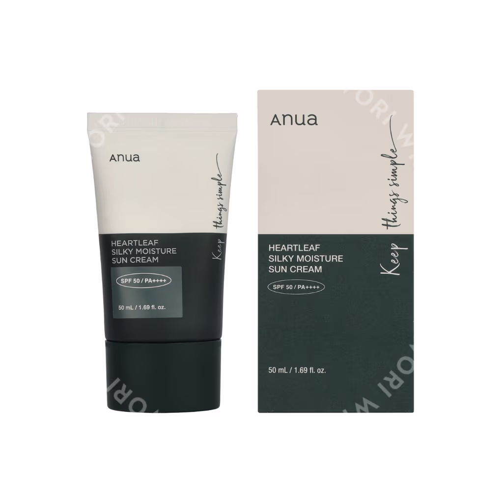 Anua Anua Heartleaf Silky Moisture Sun Cream SPF50+ PA++++ — foto 3