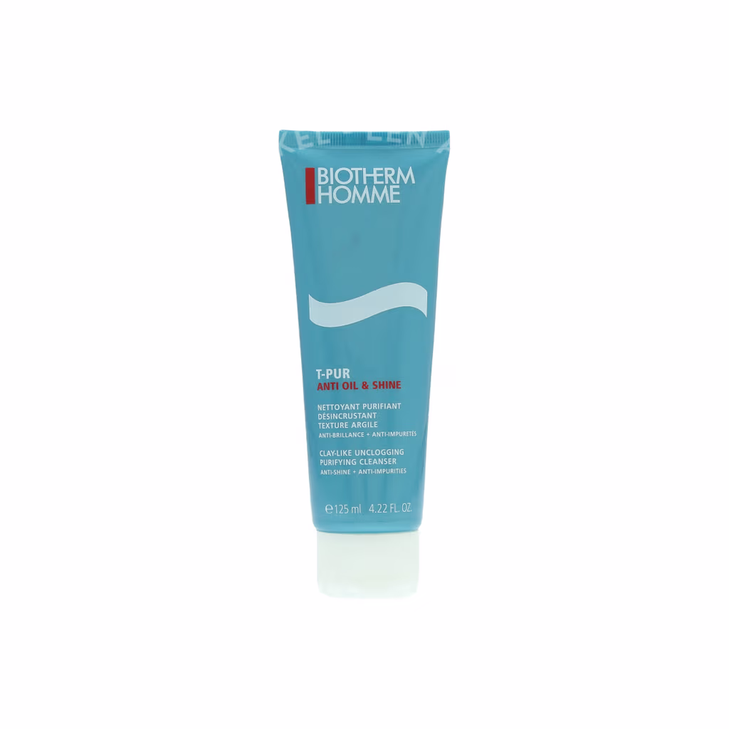 Biotherm Biotherm Homme T-Pur Anti Oil & Shine Cleanser Clay-Like Unclogging Purifying - Anti Impurities