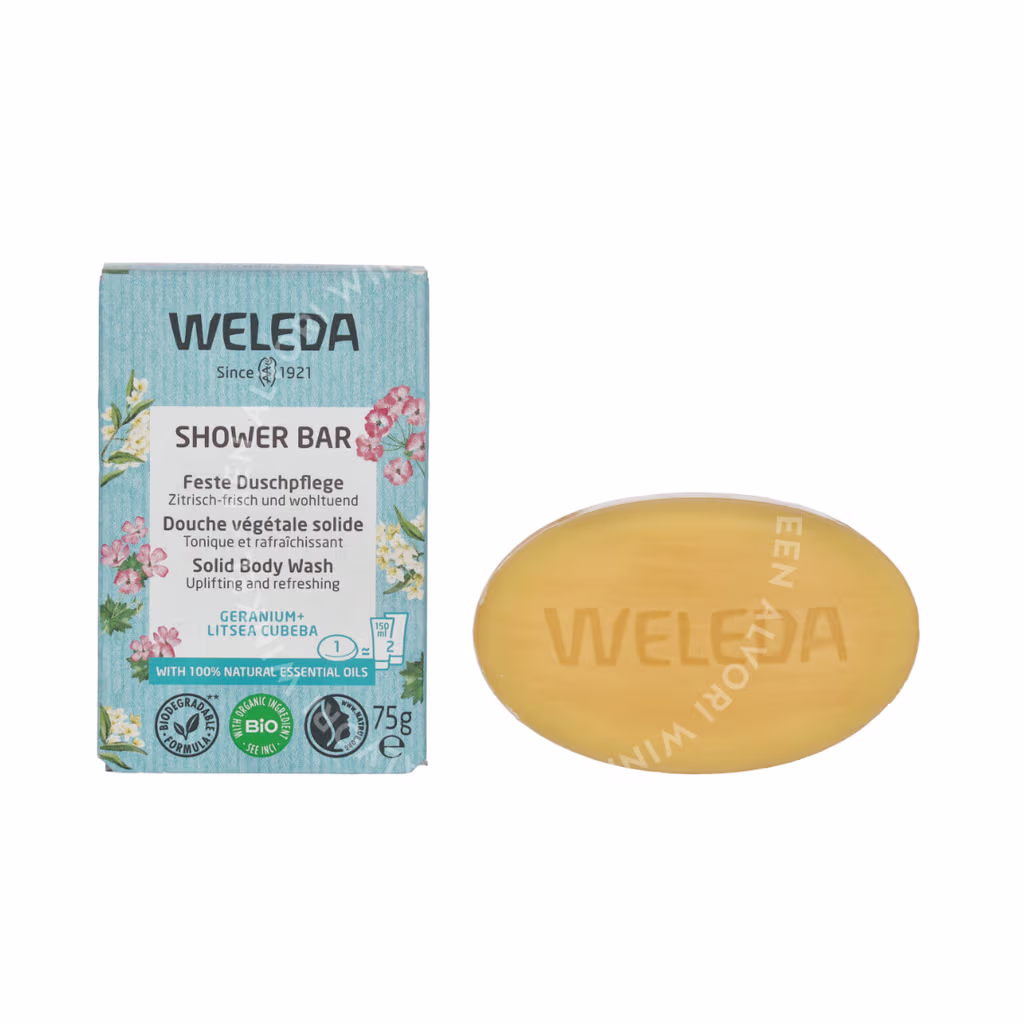 Weleda Weleda Shower Bar — Geranium + Litsea Cubeba — foto 3