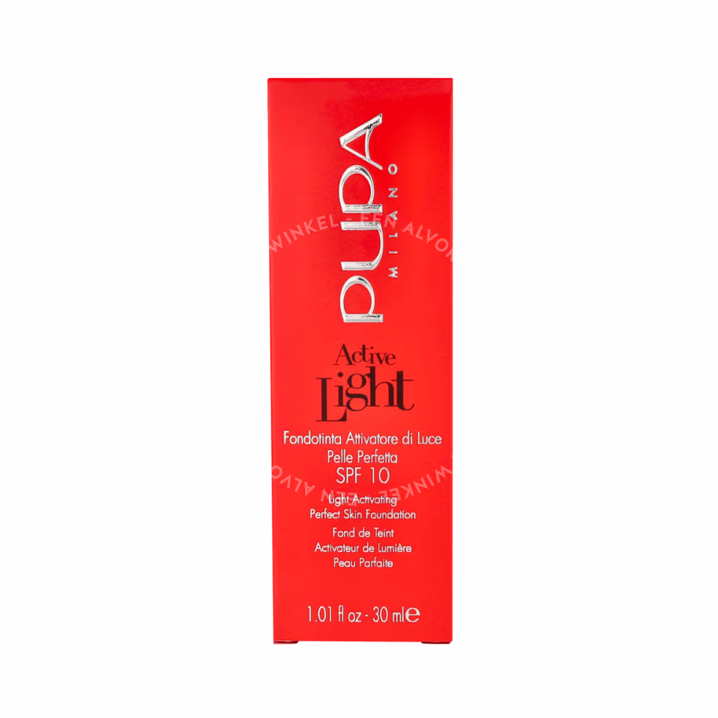 Pupa Milano Pupa Active Light Oil-Free Cream Foundation SPF10 — #010 Porcelain — foto 2
