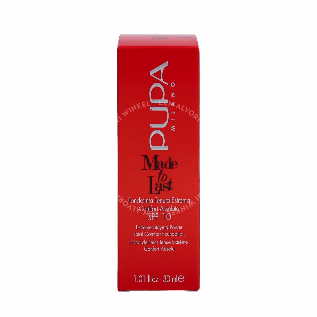Pupa Milano Pupa Made To Last Total Comfort Foundation SPF10 — #040 Medium Beige — foto 2