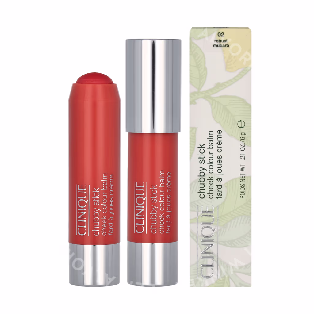 Clinique Clinique Chubby Stick Cheek Colour Balm — #02 Robust Rhubarb — foto 3