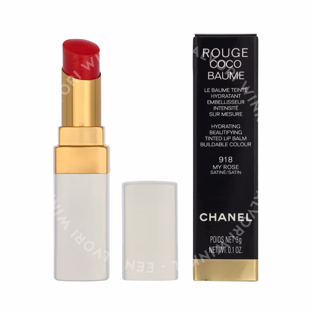 Chanel Chanel Rouge Coco Hydrating Beautifying Tinted Lip Balm — #918 My Rose — foto 3