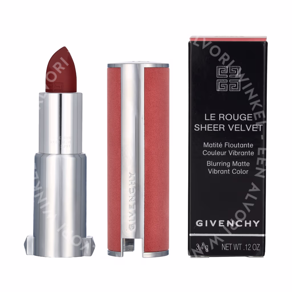 Givenchy Givenchy Le Rouge Sheer Velvet Matte Refillable Lipstick — #17 Rouge Erable — foto 3