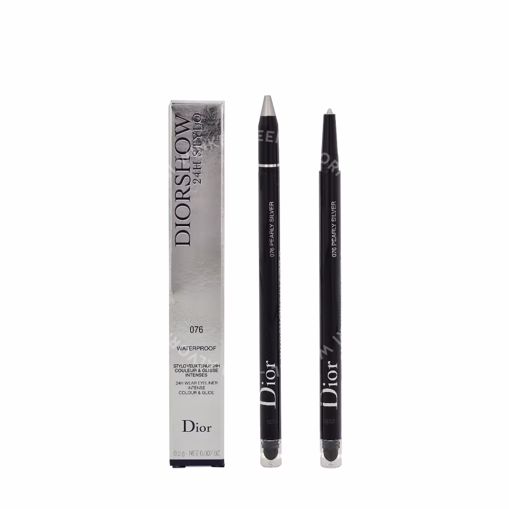 Christian Dior Dior Diorshow 24H Stylo Intense Waterproof Eyeliner — #076 Pearly Silve — foto 3