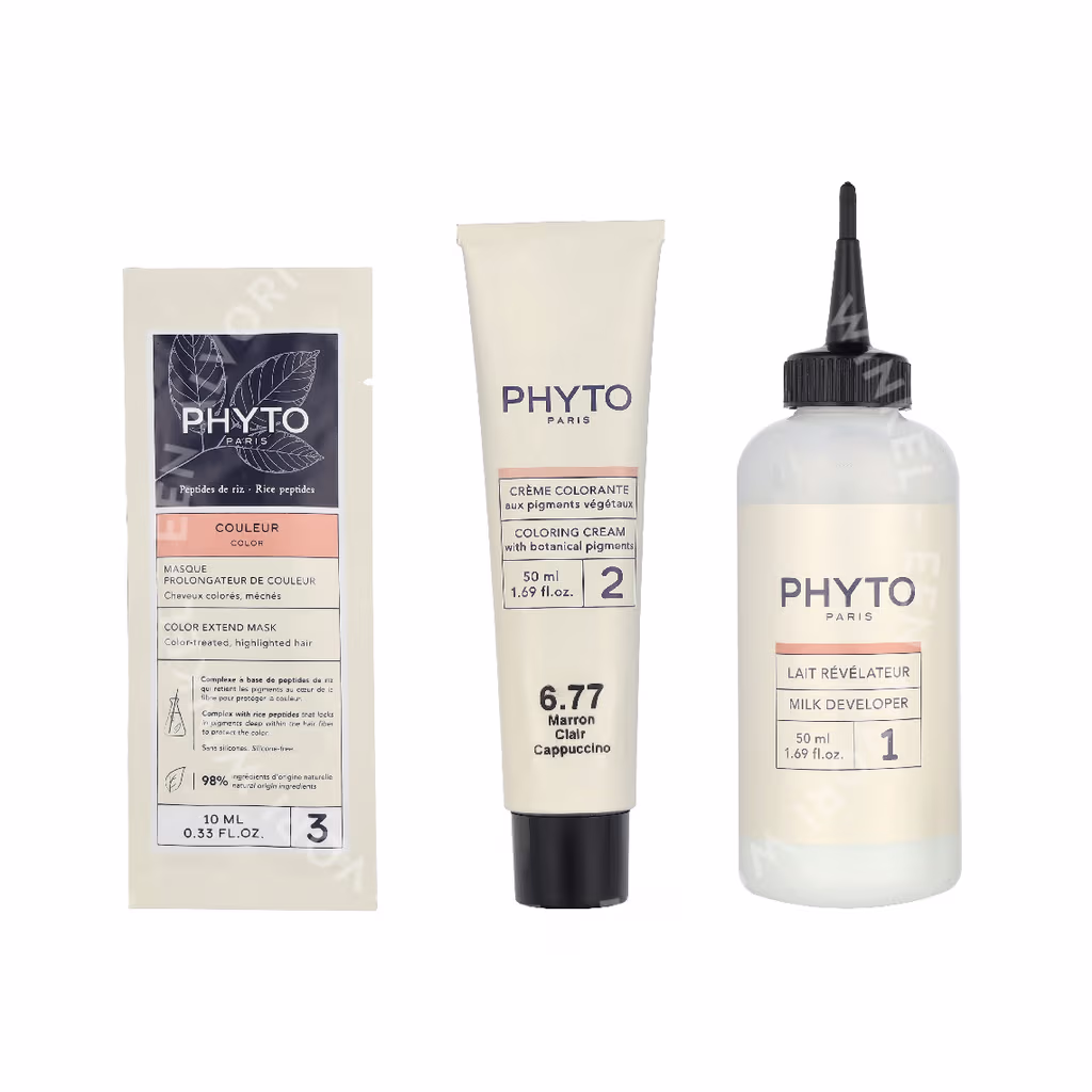 Phyto Phyto Phytocolor Permanent Color — #6.77 Light Brown Cappuccino