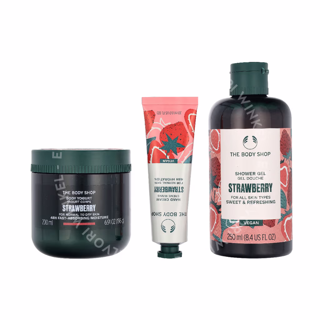 The Body Shop The Body Shop G3 Small Strawberry Giftset