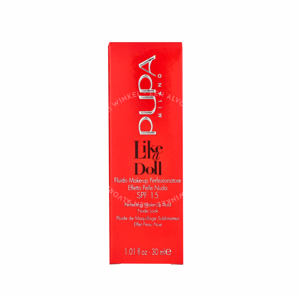 Pupa Milano Pupa Pupa Like A Doll Perfecting Make-Up Fluid SPF15 — #010 Porcelain — foto 2