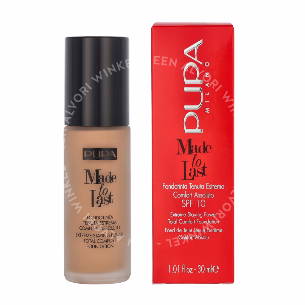 Pupa Milano Pupa Made To Last Total Comfort Foundation SPF10 — #060 Golden Beige — foto 3