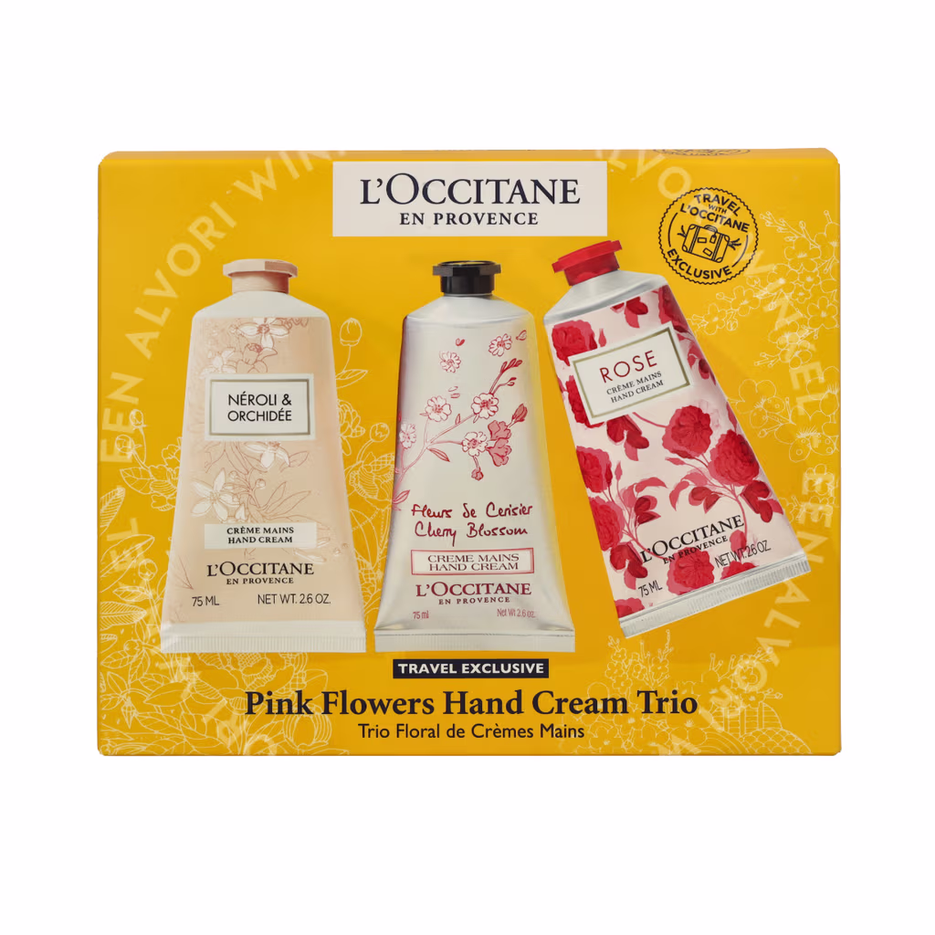 L'Occitane L'Occitane Pink Flowers Hand Cream Trio Set