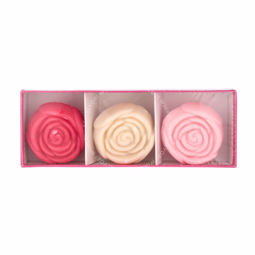 La Savonnerie De Nyons La Savonnerie De Nyons Extra Gentle Soap Set — 3x50gr - Rose