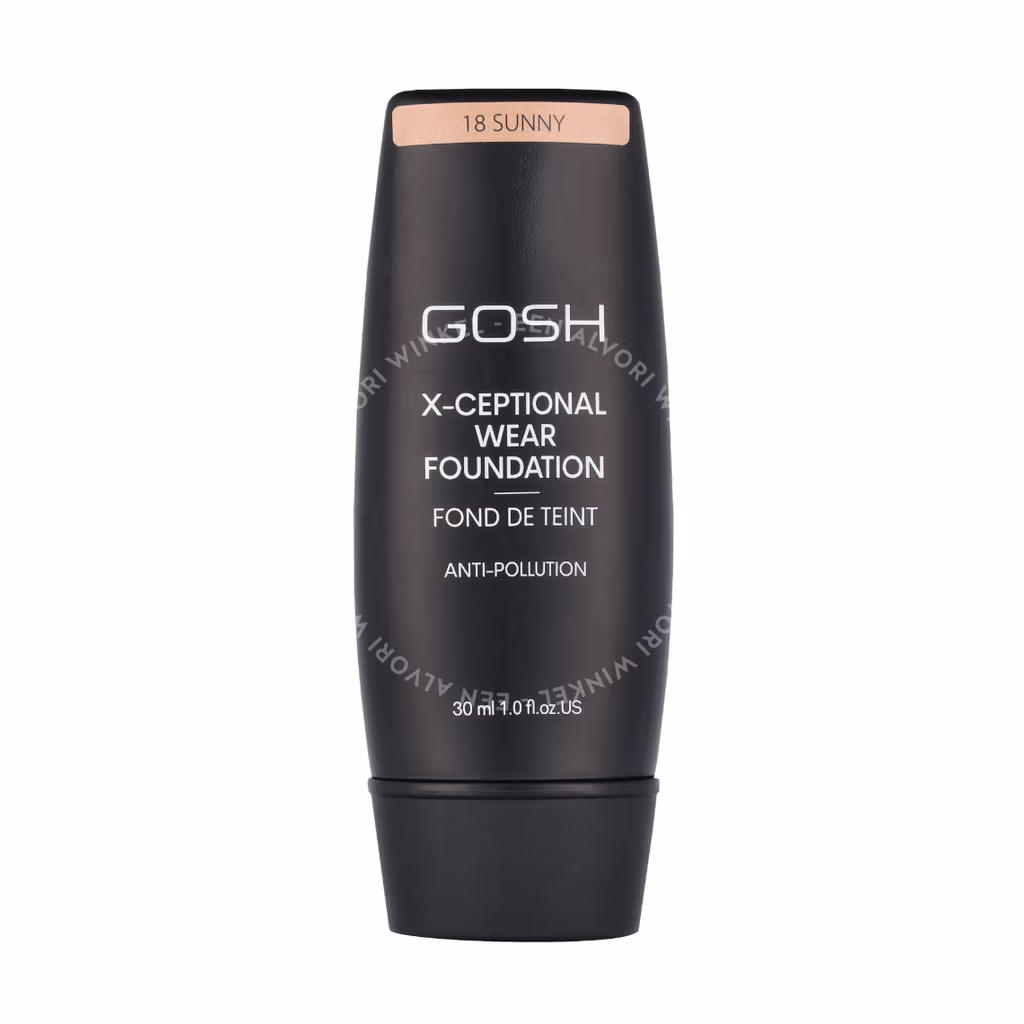 Gosh Gosh X-Ceptional Wear Foundation Long Lasting Makeup — #18 Sunny — foto 2