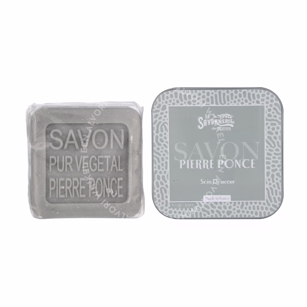 La Savonnerie De Nyons La Savonnerie De Nyons Soap Bar + Metal Box — Pumice Stone — foto 3