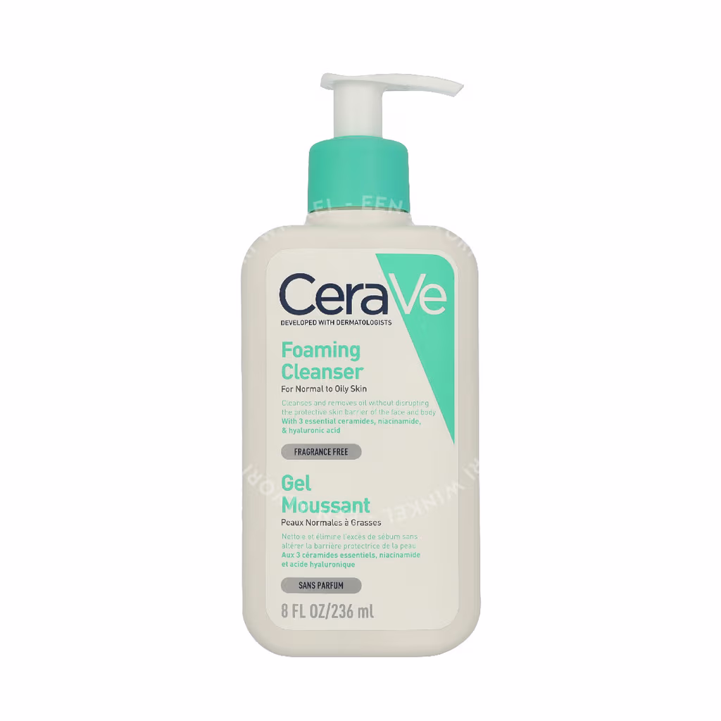 CeraVe CeraVe Foaming Cleanser w/Pump — For Normal To Oily Skin — foto 2
