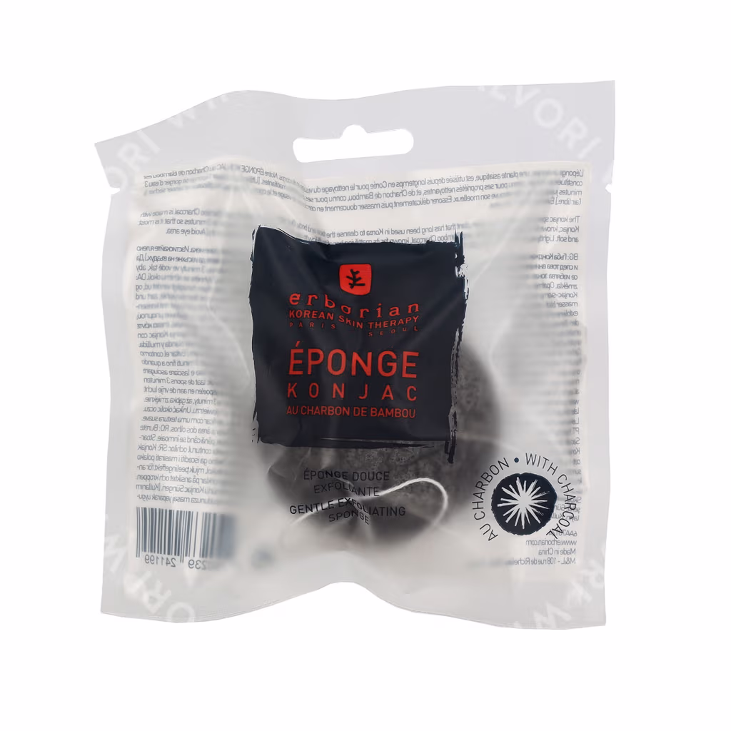 Erborian Erborian Konjac Sponge — Charcoal — foto 2